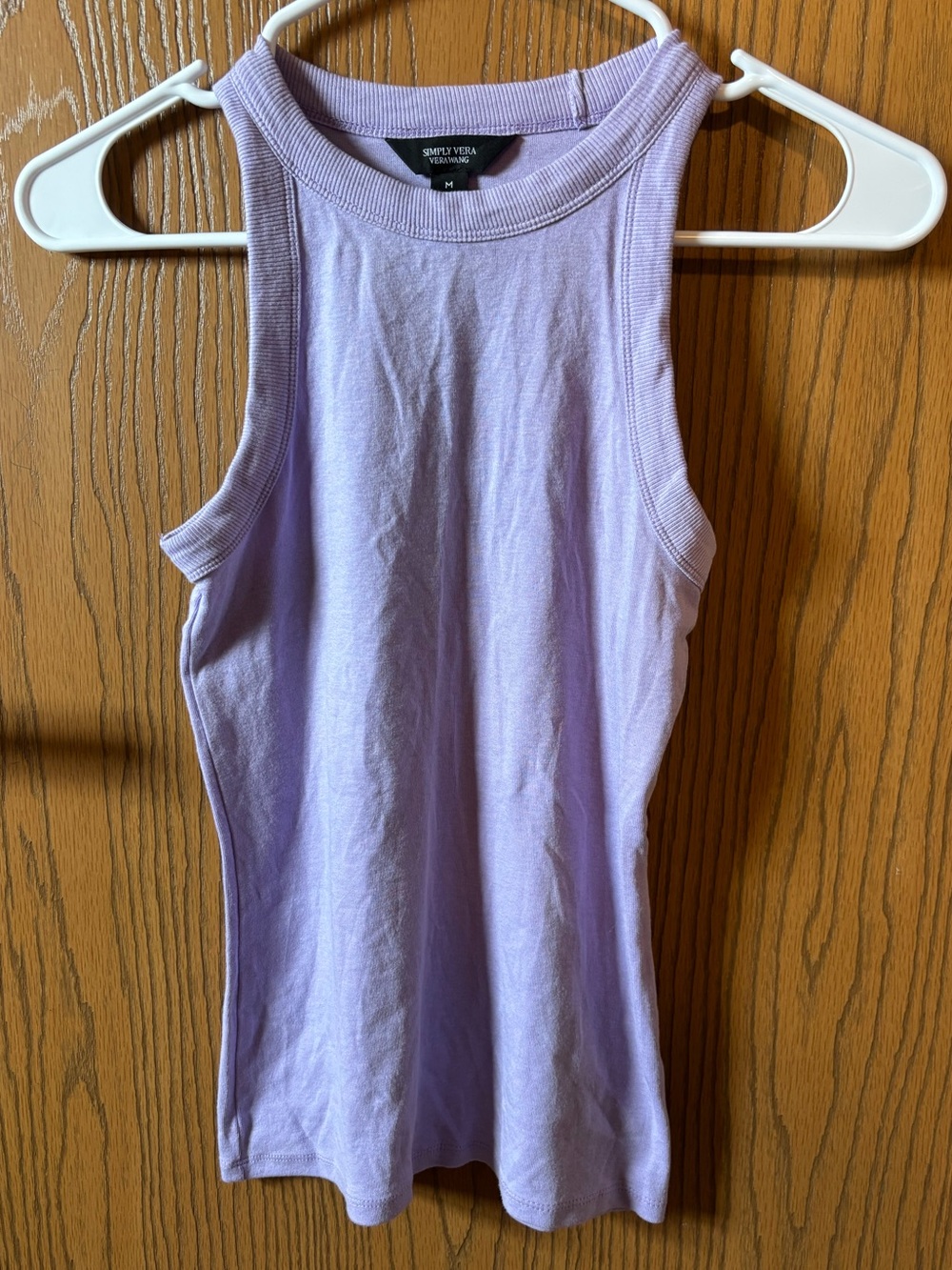 Simply Vera Vera Wang Lavender High-Neck Tank